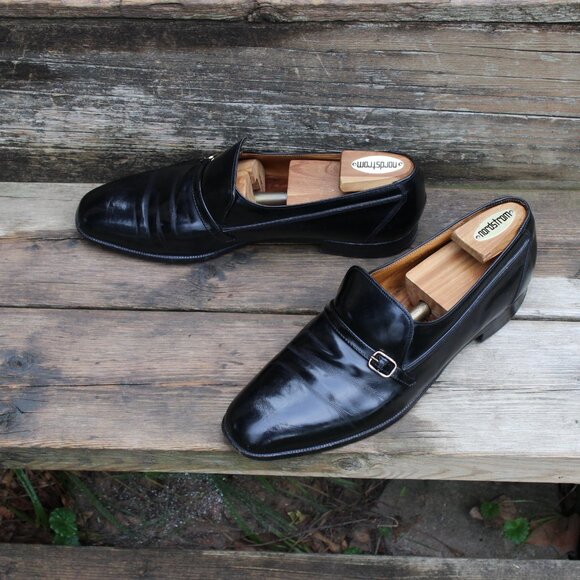 Church's Black Leather Buckle Loafer, Size 9 D US, Made in England, GUC - Picture 15 of 15